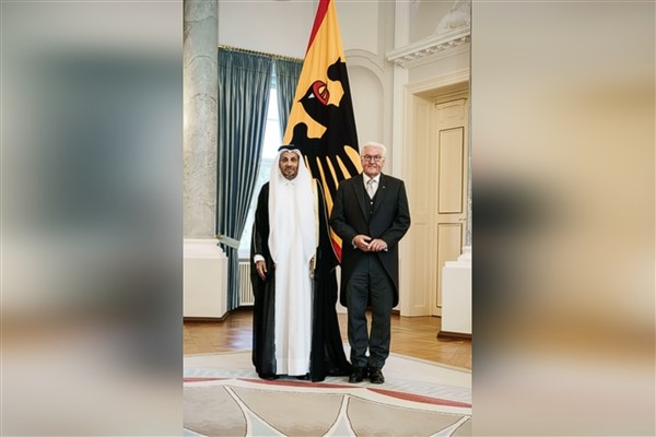 Almanya Cumhurbaşkanı Steinmeier, Katar’ın Almanya Büyükelçisi El Hamar ile görüştü