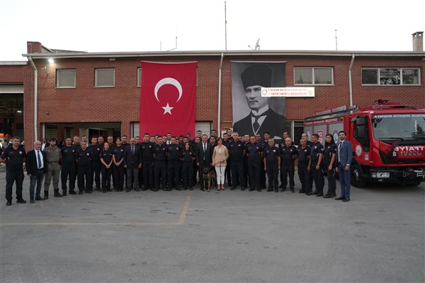 Başkan Ünlüce: İtfaiye personelimiz büyük bir özveriyle çalışıyor