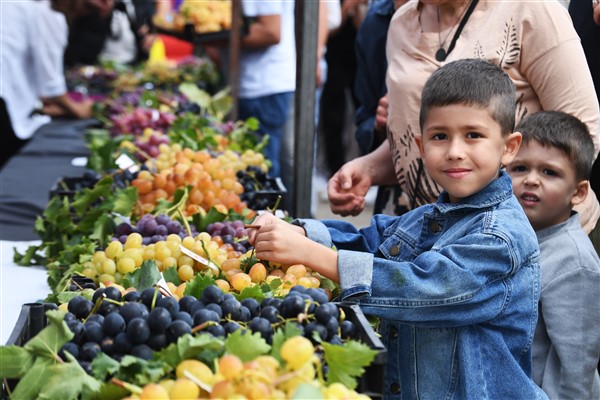 Osmangazi’de üzüm festivali yapıldı