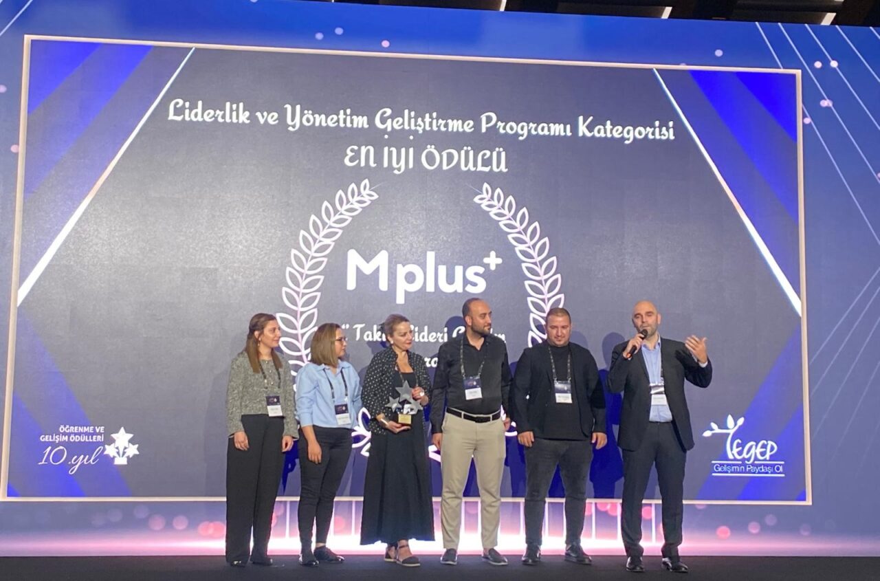 Mplus Türkiye, Takım Lideri Geliştirme programı ile TEGEP’in 1.’lik ödülünü aldı