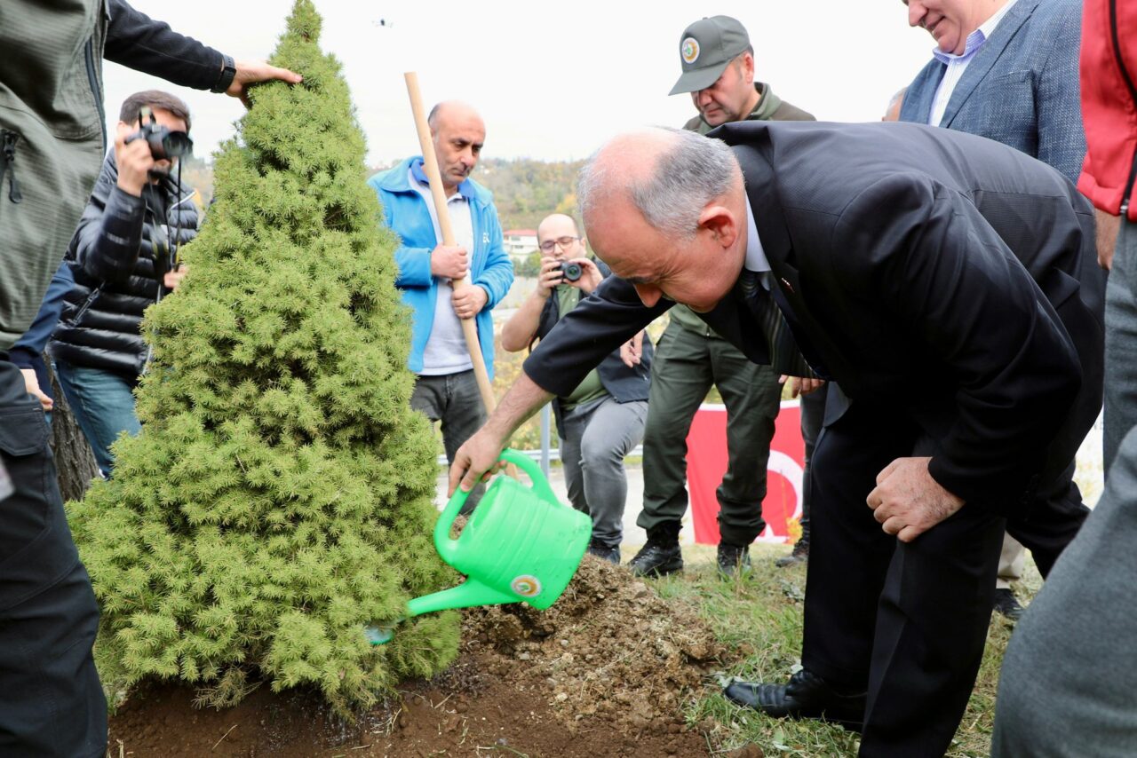 Milli Ağaçlandırma Günü’nde 4 bin 877 fidan toprakla buluştu