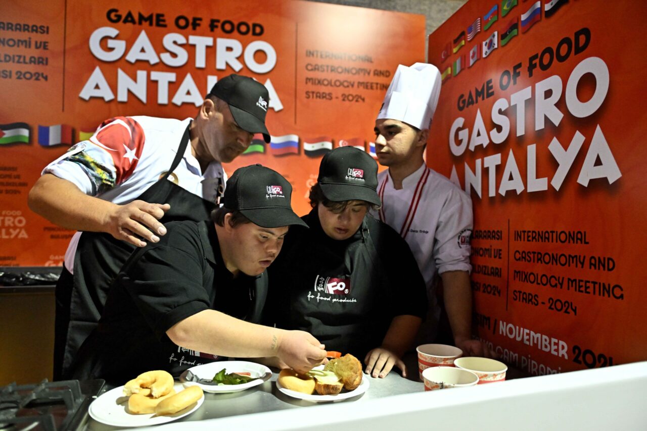 Özel gereksinimli çocuklar Gastro Antalya’da yarıştı