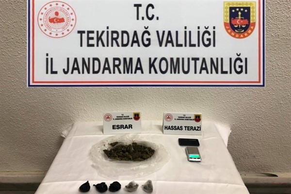 Tekirdağ Valiliği, narkotik operasyonlarını