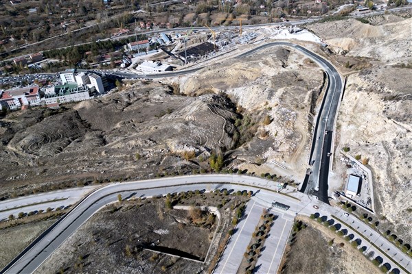 Uluyazı’ya alternatif bağlantı yolu trafiğe açıldı