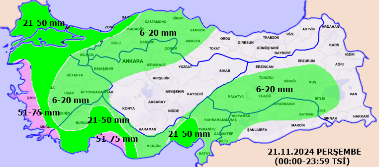 Meteoroloji Genel Müdürlüğü tarafından